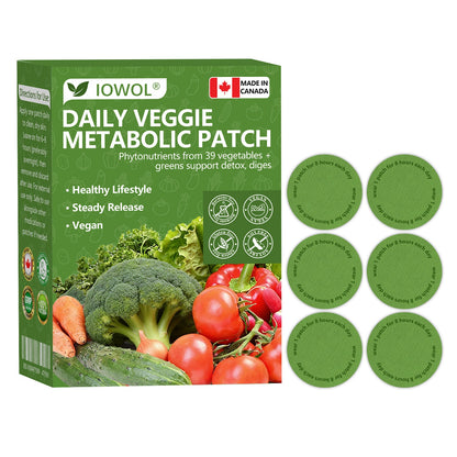 🥦𝐎𝐟𝐟𝐢𝐜𝐢𝐚𝐥 𝐒𝐭𝐨𝐫𝐞 | 𝐈𝐎𝐖𝐎𝐋® 𝐃𝐚𝐢𝐥𝐲 𝐕𝐞𝐠𝐞𝐭𝐚𝐛𝐥𝐞 𝐌𝐞𝐭𝐚𝐛𝐨𝐥𝐢𝐜 𝐏𝐚𝐭𝐜𝐡 𝐮𝐬𝐞𝐬 𝐨𝐫𝐠𝐚𝐧𝐢𝐜 𝐯𝐞𝐠𝐞𝐭𝐚𝐛𝐥𝐞 𝐞𝐱𝐭𝐫𝐚𝐜𝐭𝐬 𝐚𝐧𝐝 𝐩𝐡𝐲𝐭𝐨𝐧𝐮𝐭𝐫𝐢𝐞𝐧𝐭𝐬 𝐟𝐫𝐨𝐦 𝟑𝟗 𝐯𝐞𝐠𝐞𝐭𝐚𝐛𝐥𝐞𝐬 + 𝐠𝐫𝐞𝐞𝐧𝐬 𝐭𝐨 𝐬𝐮𝐩𝐩𝐨𝐫𝐭 𝐝𝐞𝐭𝐨𝐱, 𝐝𝐢𝐠𝐞𝐬𝐭𝐢𝐨𝐧 & 𝐦𝐞𝐭𝐚𝐛𝐨𝐥𝐢𝐜 𝐫𝐞𝐬𝐞𝐭, 𝐚𝐧𝐝 𝐛𝐨𝐨𝐬𝐭 𝐞𝐧𝐞𝐫𝐠𝐲 𝐟𝐨𝐫 𝐚𝐥𝐥-𝐝𝐚𝐲 𝐰𝐞𝐥𝐥𝐧𝐞𝐬𝐬.